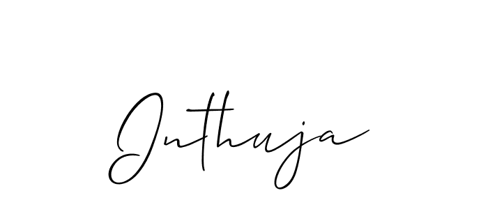Here are the top 10 professional signature styles for the name Inthuja. These are the best autograph styles you can use for your name. Inthuja signature style 2 images and pictures png