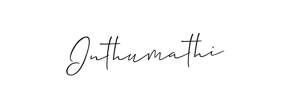 Best and Professional Signature Style for Inthumathi. Allison_Script Best Signature Style Collection. Inthumathi signature style 2 images and pictures png