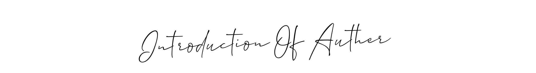 Check out images of Autograph of Introduction Of Auther name. Actor Introduction Of Auther Signature Style. Allison_Script is a professional sign style online. Introduction Of Auther signature style 2 images and pictures png