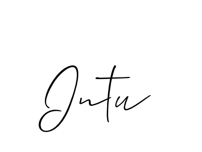 Check out images of Autograph of Intu name. Actor Intu Signature Style. Allison_Script is a professional sign style online. Intu signature style 2 images and pictures png
