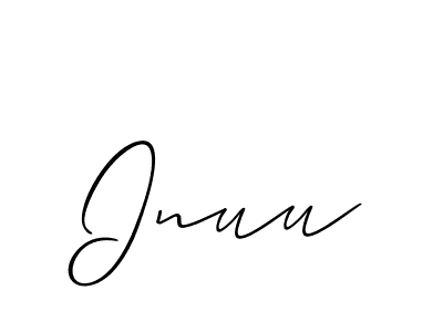 Check out images of Autograph of Inuu name. Actor Inuu Signature Style. Allison_Script is a professional sign style online. Inuu signature style 2 images and pictures png