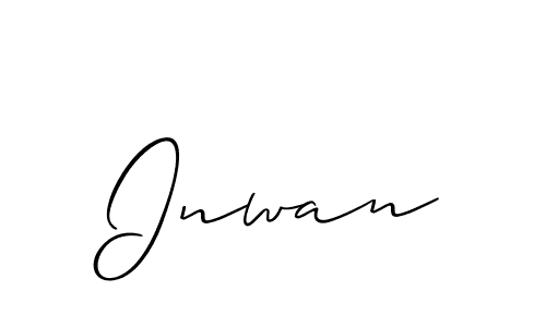 Make a short Inwan signature style. Manage your documents anywhere anytime using Allison_Script. Create and add eSignatures, submit forms, share and send files easily. Inwan signature style 2 images and pictures png