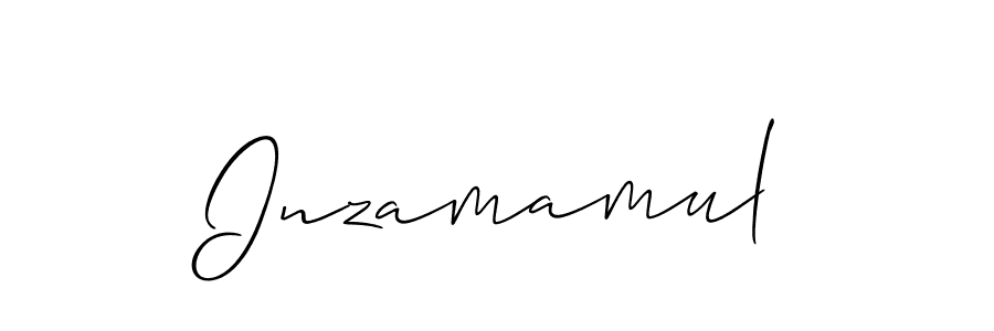 Also we have Inzamamul name is the best signature style. Create professional handwritten signature collection using Allison_Script autograph style. Inzamamul signature style 2 images and pictures png