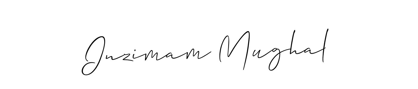 You should practise on your own different ways (Allison_Script) to write your name (Inzimam Mughal) in signature. don't let someone else do it for you. Inzimam Mughal signature style 2 images and pictures png