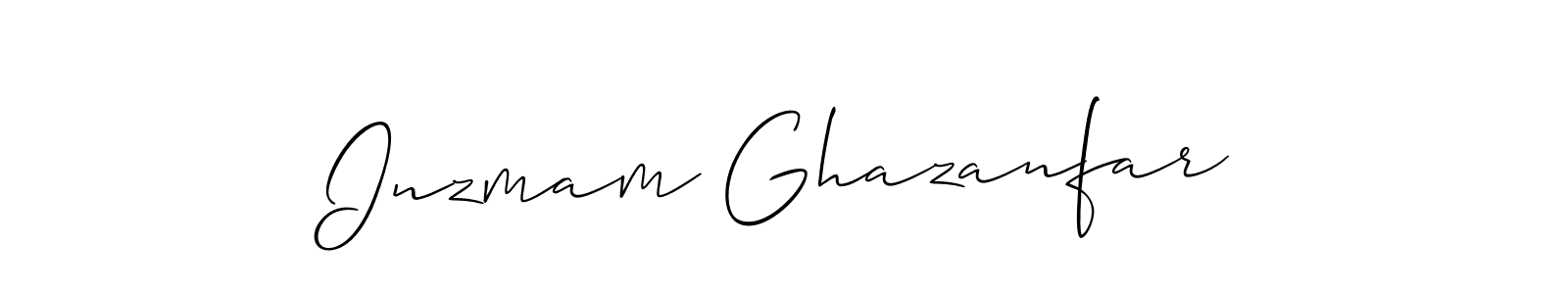 This is the best signature style for the Inzmam Ghazanfar name. Also you like these signature font (Allison_Script). Mix name signature. Inzmam Ghazanfar signature style 2 images and pictures png