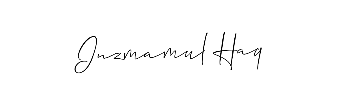 This is the best signature style for the Inzmamul Haq name. Also you like these signature font (Allison_Script). Mix name signature. Inzmamul Haq signature style 2 images and pictures png