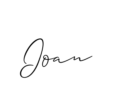 Allison_Script is a professional signature style that is perfect for those who want to add a touch of class to their signature. It is also a great choice for those who want to make their signature more unique. Get Ioan name to fancy signature for free. Ioan signature style 2 images and pictures png