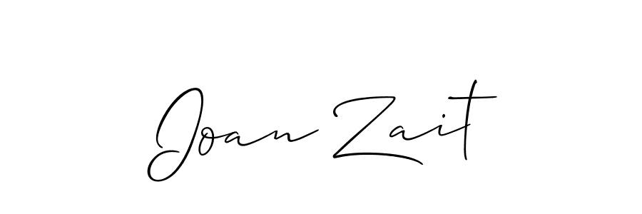 How to make Ioan Zait name signature. Use Allison_Script style for creating short signs online. This is the latest handwritten sign. Ioan Zait signature style 2 images and pictures png