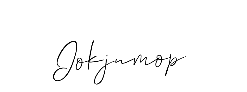 Best and Professional Signature Style for Iokjnmop. Allison_Script Best Signature Style Collection. Iokjnmop signature style 2 images and pictures png