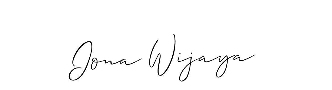 Once you've used our free online signature maker to create your best signature Allison_Script style, it's time to enjoy all of the benefits that Iona Wijaya name signing documents. Iona Wijaya signature style 2 images and pictures png