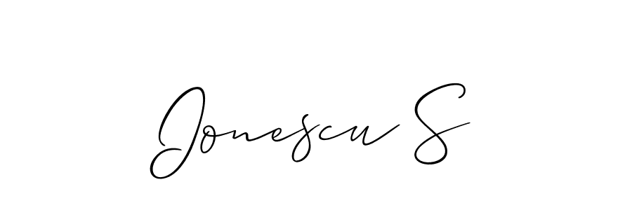 Here are the top 10 professional signature styles for the name Ionescu S. These are the best autograph styles you can use for your name. Ionescu S signature style 2 images and pictures png