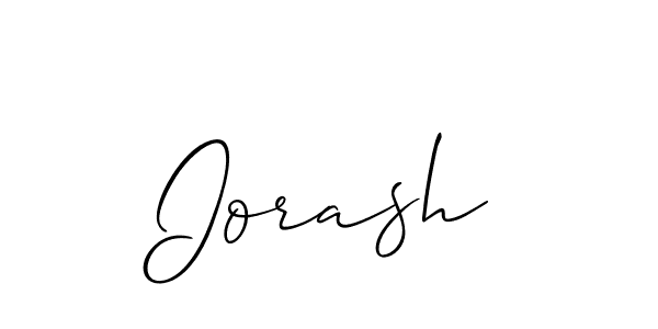 How to Draw Iorash signature style? Allison_Script is a latest design signature styles for name Iorash. Iorash signature style 2 images and pictures png