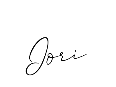 if you are searching for the best signature style for your name Iori. so please give up your signature search. here we have designed multiple signature styles  using Allison_Script. Iori signature style 2 images and pictures png