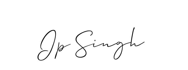 It looks lik you need a new signature style for name Ip Singh. Design unique handwritten (Allison_Script) signature with our free signature maker in just a few clicks. Ip Singh signature style 2 images and pictures png