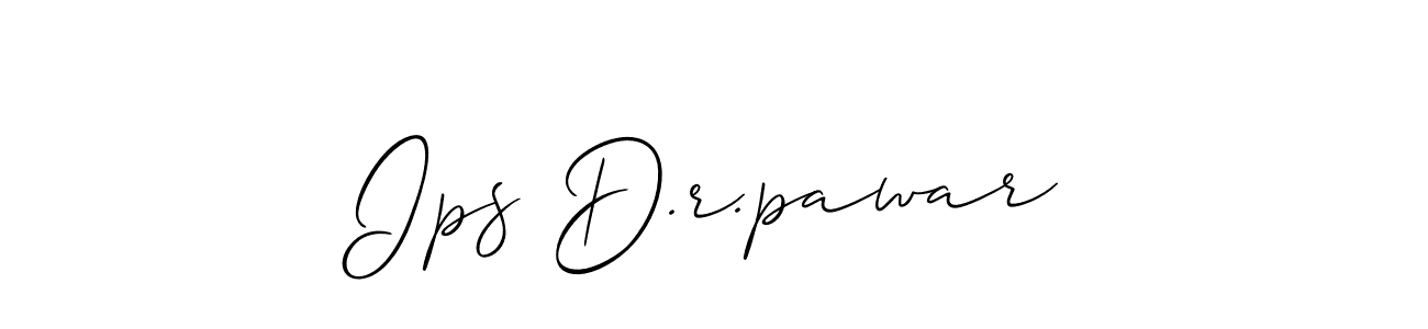 Best and Professional Signature Style for Ips D.r.pawar. Allison_Script Best Signature Style Collection. Ips D.r.pawar signature style 2 images and pictures png