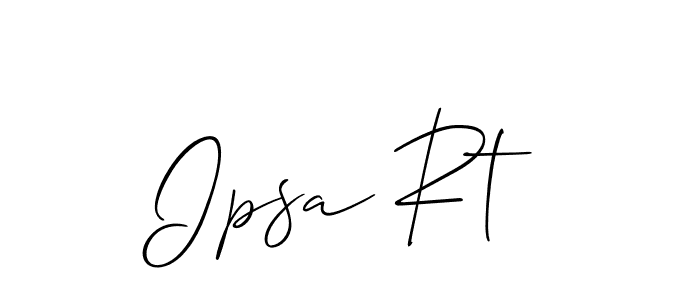 See photos of Ipsa Rt official signature by Spectra . Check more albums & portfolios. Read reviews & check more about Allison_Script font. Ipsa Rt signature style 2 images and pictures png