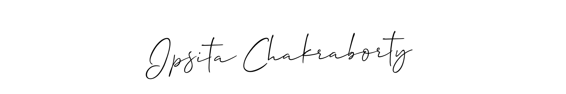 Similarly Allison_Script is the best handwritten signature design. Signature creator online .You can use it as an online autograph creator for name Ipsita Chakraborty. Ipsita Chakraborty signature style 2 images and pictures png