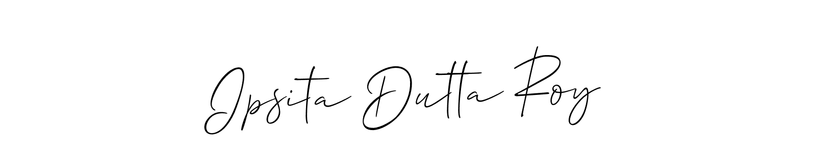 How to Draw Ipsita Dutta Roy signature style? Allison_Script is a latest design signature styles for name Ipsita Dutta Roy. Ipsita Dutta Roy signature style 2 images and pictures png