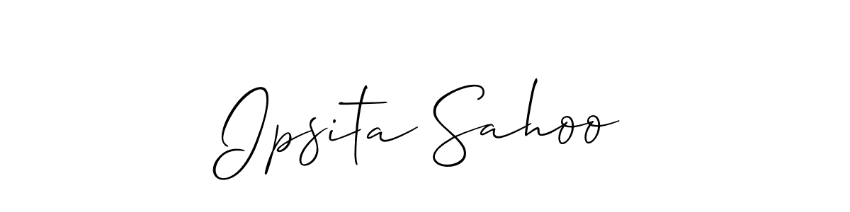 This is the best signature style for the Ipsita Sahoo name. Also you like these signature font (Allison_Script). Mix name signature. Ipsita Sahoo signature style 2 images and pictures png