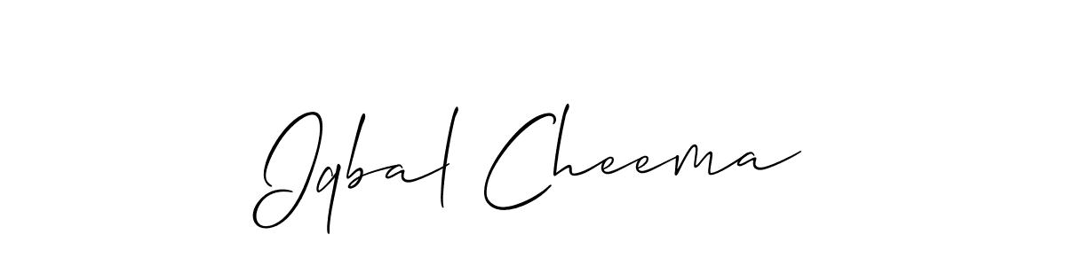 How to Draw Iqbal Cheema signature style? Allison_Script is a latest design signature styles for name Iqbal Cheema. Iqbal Cheema signature style 2 images and pictures png