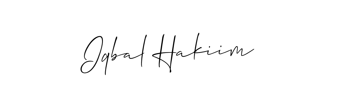 This is the best signature style for the Iqbal Hakiim name. Also you like these signature font (Allison_Script). Mix name signature. Iqbal Hakiim signature style 2 images and pictures png