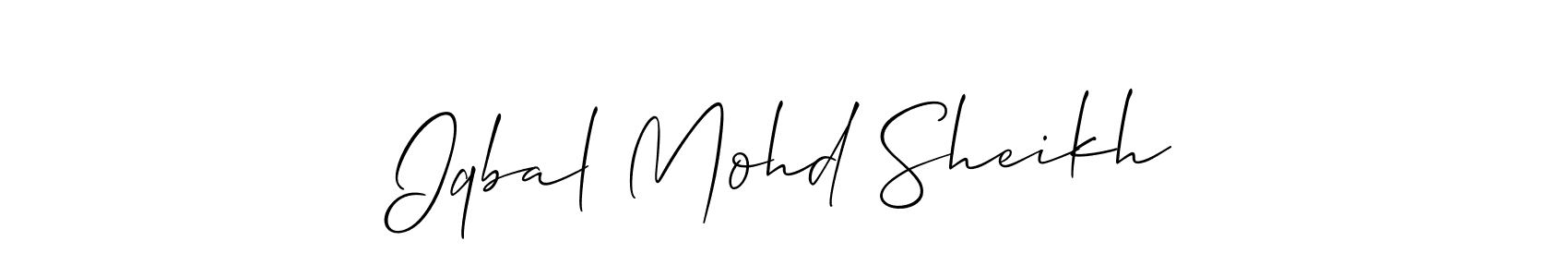 Best and Professional Signature Style for Iqbal Mohd Sheikh. Allison_Script Best Signature Style Collection. Iqbal Mohd Sheikh signature style 2 images and pictures png