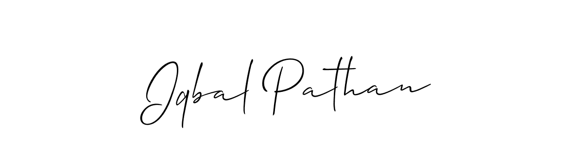 Similarly Allison_Script is the best handwritten signature design. Signature creator online .You can use it as an online autograph creator for name Iqbal Pathan. Iqbal Pathan signature style 2 images and pictures png