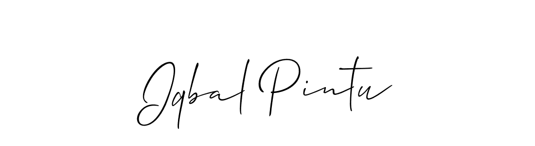 Once you've used our free online signature maker to create your best signature Allison_Script style, it's time to enjoy all of the benefits that Iqbal Pintu name signing documents. Iqbal Pintu signature style 2 images and pictures png