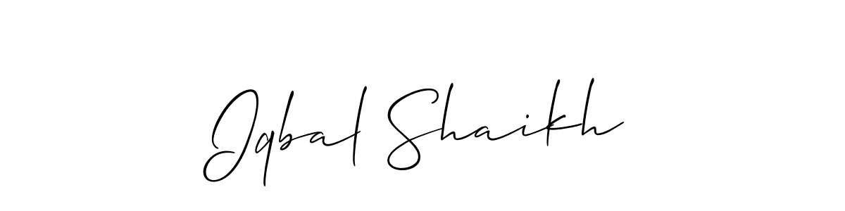 Here are the top 10 professional signature styles for the name Iqbal Shaikh. These are the best autograph styles you can use for your name. Iqbal Shaikh signature style 2 images and pictures png