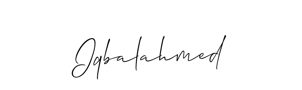 It looks lik you need a new signature style for name Iqbalahmed. Design unique handwritten (Allison_Script) signature with our free signature maker in just a few clicks. Iqbalahmed signature style 2 images and pictures png