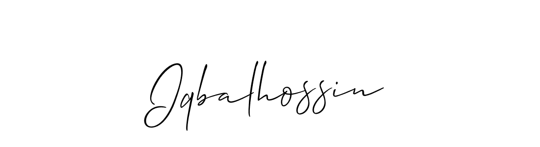 Here are the top 10 professional signature styles for the name Iqbalhossin. These are the best autograph styles you can use for your name. Iqbalhossin signature style 2 images and pictures png