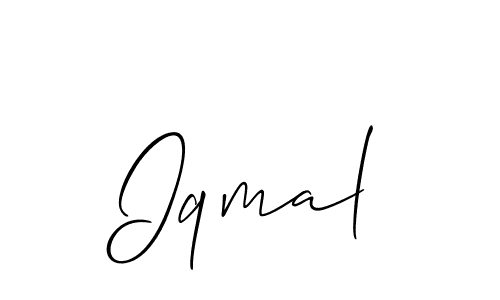 It looks lik you need a new signature style for name Iqmal. Design unique handwritten (Allison_Script) signature with our free signature maker in just a few clicks. Iqmal signature style 2 images and pictures png