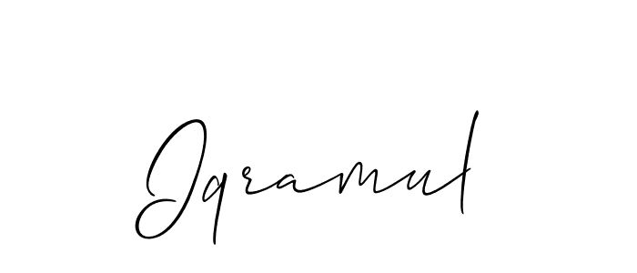 You can use this online signature creator to create a handwritten signature for the name Iqramul. This is the best online autograph maker. Iqramul signature style 2 images and pictures png