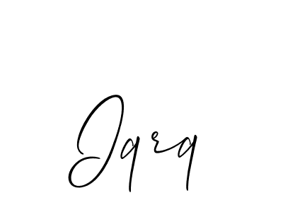 You should practise on your own different ways (Allison_Script) to write your name (Iqrq) in signature. don't let someone else do it for you. Iqrq signature style 2 images and pictures png