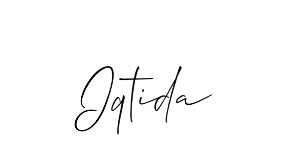 Best and Professional Signature Style for Iqtida. Allison_Script Best Signature Style Collection. Iqtida signature style 2 images and pictures png