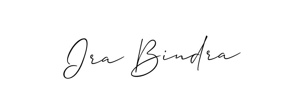 How to Draw Ira Bindra signature style? Allison_Script is a latest design signature styles for name Ira Bindra. Ira Bindra signature style 2 images and pictures png