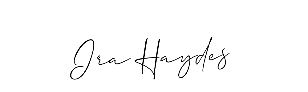 Best and Professional Signature Style for Ira Haydes. Allison_Script Best Signature Style Collection. Ira Haydes signature style 2 images and pictures png