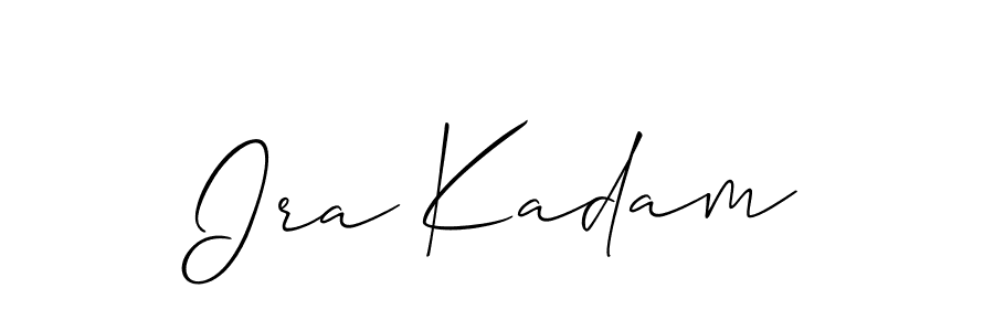 Check out images of Autograph of Ira Kadam name. Actor Ira Kadam Signature Style. Allison_Script is a professional sign style online. Ira Kadam signature style 2 images and pictures png