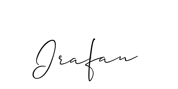 Also You can easily find your signature by using the search form. We will create Irafan name handwritten signature images for you free of cost using Allison_Script sign style. Irafan signature style 2 images and pictures png