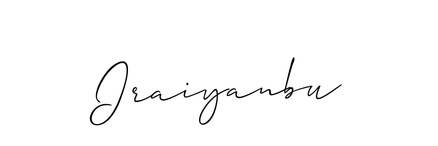 Also we have Iraiyanbu name is the best signature style. Create professional handwritten signature collection using Allison_Script autograph style. Iraiyanbu signature style 2 images and pictures png