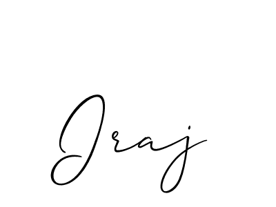 How to Draw Iraj signature style? Allison_Script is a latest design signature styles for name Iraj. Iraj signature style 2 images and pictures png