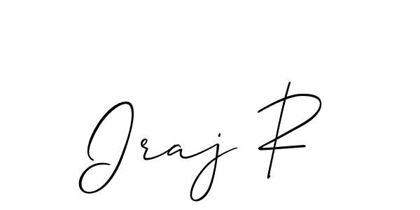 Once you've used our free online signature maker to create your best signature Allison_Script style, it's time to enjoy all of the benefits that Iraj R name signing documents. Iraj R signature style 2 images and pictures png