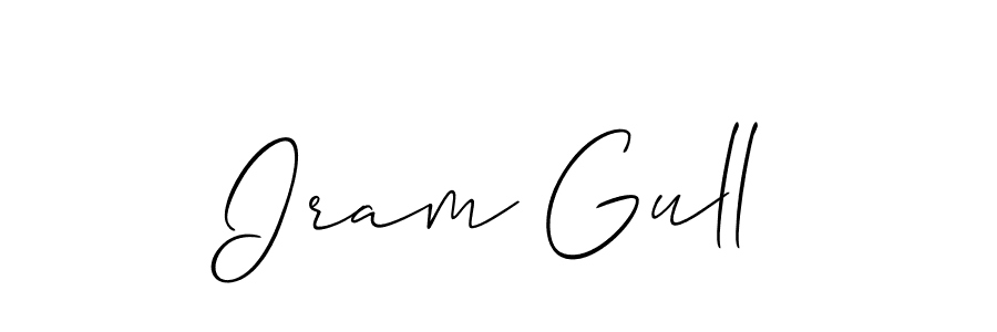 Make a beautiful signature design for name Iram Gull. Use this online signature maker to create a handwritten signature for free. Iram Gull signature style 2 images and pictures png
