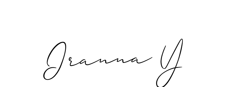 You can use this online signature creator to create a handwritten signature for the name Iranna Y. This is the best online autograph maker. Iranna Y signature style 2 images and pictures png