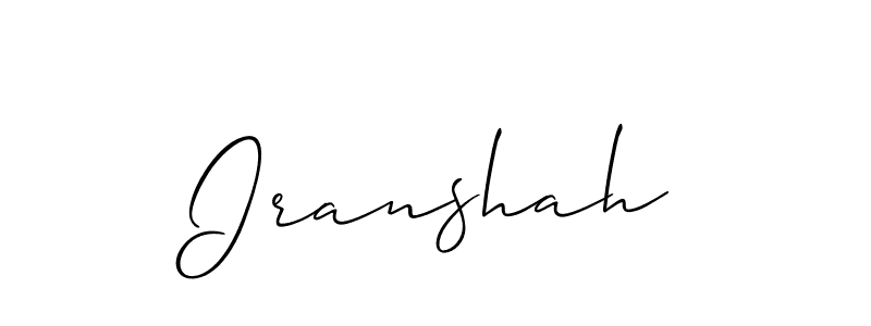 Once you've used our free online signature maker to create your best signature Allison_Script style, it's time to enjoy all of the benefits that Iranshah name signing documents. Iranshah signature style 2 images and pictures png