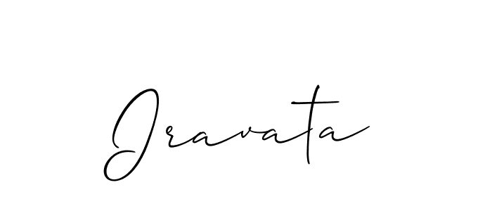 How to make Iravata name signature. Use Allison_Script style for creating short signs online. This is the latest handwritten sign. Iravata signature style 2 images and pictures png