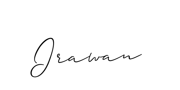 Make a beautiful signature design for name Irawan. Use this online signature maker to create a handwritten signature for free. Irawan signature style 2 images and pictures png