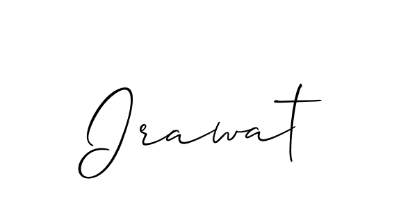 Check out images of Autograph of Irawat name. Actor Irawat Signature Style. Allison_Script is a professional sign style online. Irawat signature style 2 images and pictures png