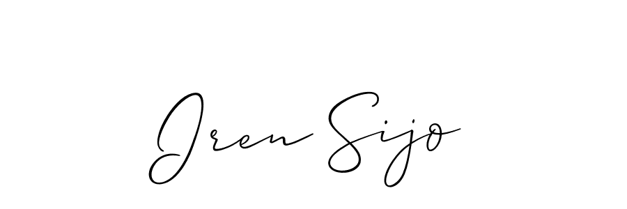 Check out images of Autograph of Iren Sijo name. Actor Iren Sijo Signature Style. Allison_Script is a professional sign style online. Iren Sijo signature style 2 images and pictures png