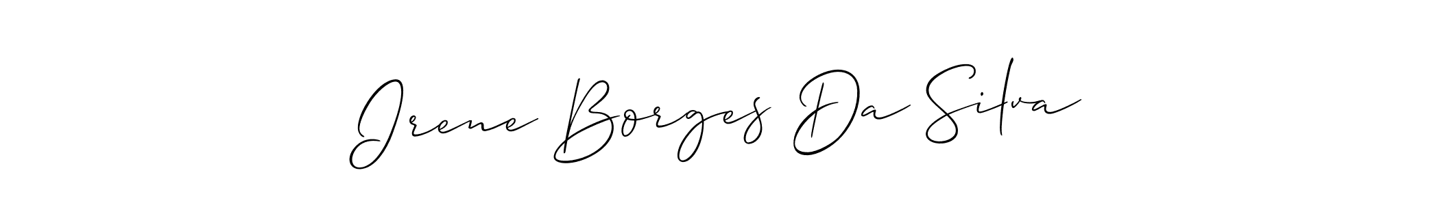 Best and Professional Signature Style for Irene Borges Da Silva. Allison_Script Best Signature Style Collection. Irene Borges Da Silva signature style 2 images and pictures png